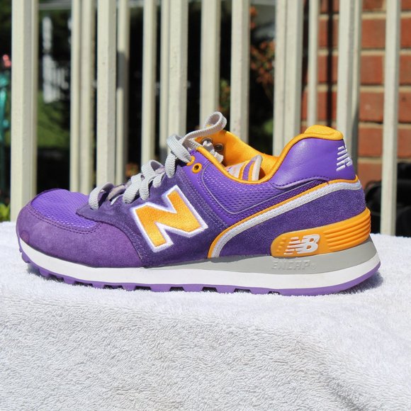 New Balance Shoes | New Balance Nb574 Lakers Yellow Purple White ... New Balance Shoes | New Balance Nb574 Lakers Yellow Purple White ...